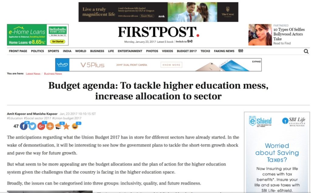 Budget agenda: To tackle higher education mess, increase allocation to sector