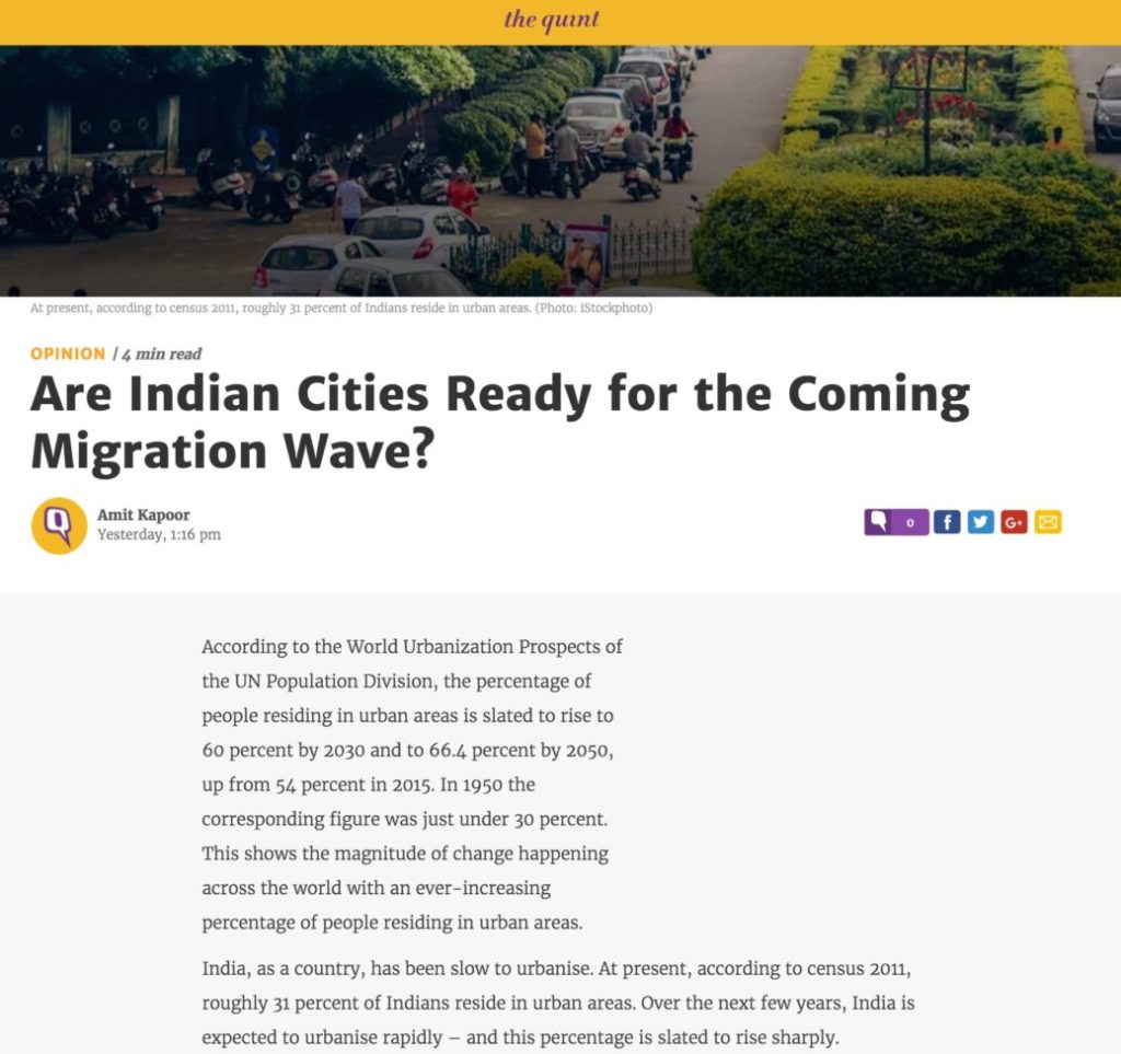 Are Indian Cities Ready for the Coming Migration Wave?