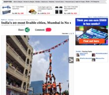 India’s 20 most livable cities, Mumbai is No 1