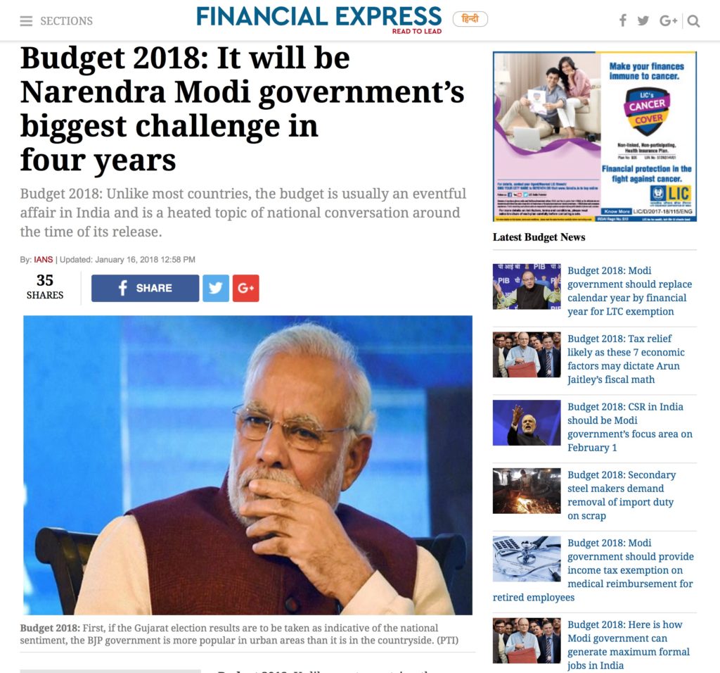Budget 2018 will be Modi govt's biggest challenge in 4 years. Here's why