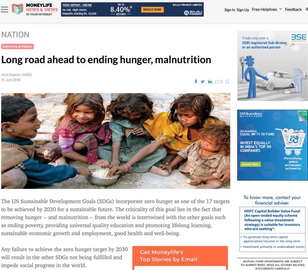 Long road ahead to ending hunger, malnutrition