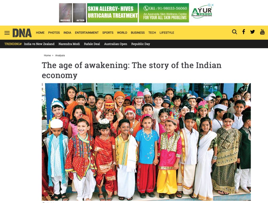The age of awakening: The story of the Indian economy