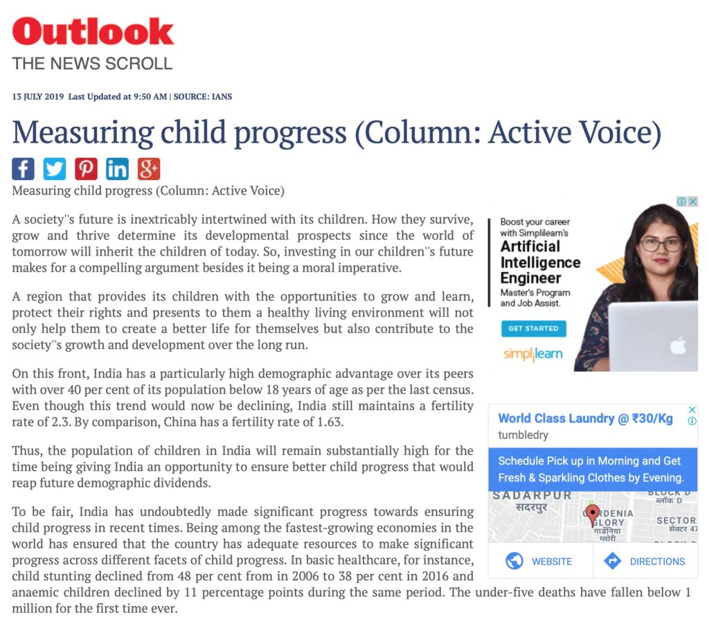 Measuring Child Progress