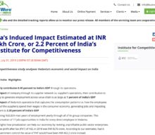 Vedanta’s induced impact estimated at INR 3.74 lakh crore, or 2.2% of India’s GDP:  Institute for Competitiveness