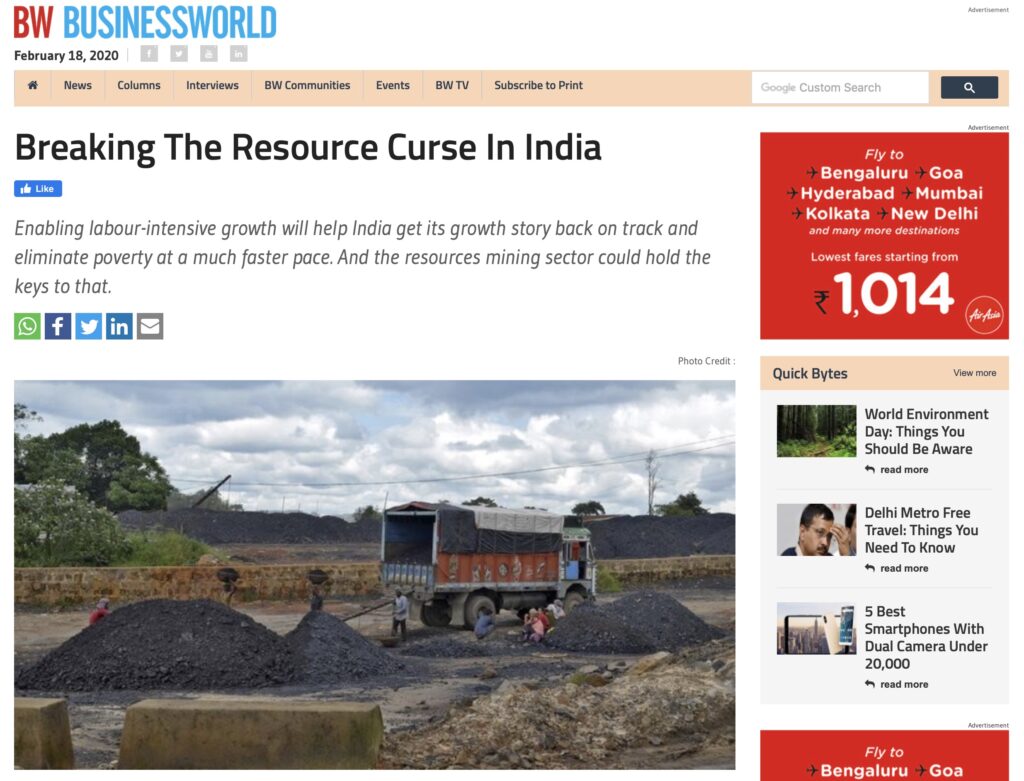 Breaking India’s Resource Curse