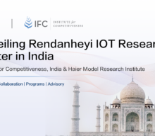 Launch of Rendanheyi IoT Research Center in India