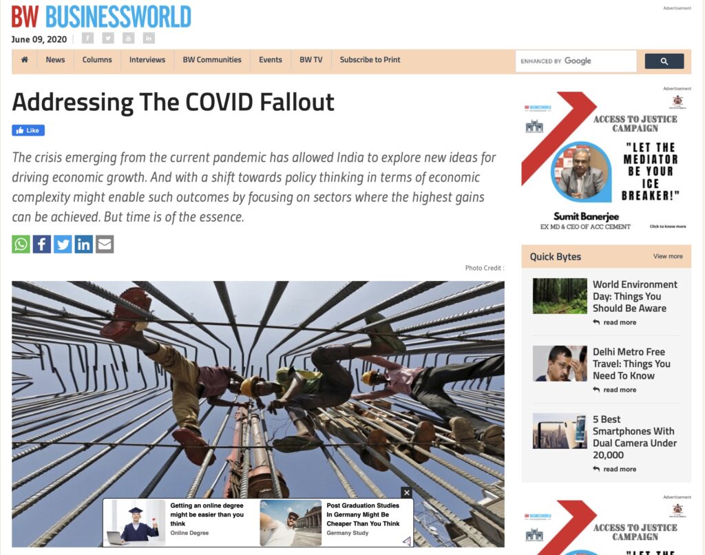 Addressing the COVID fallout