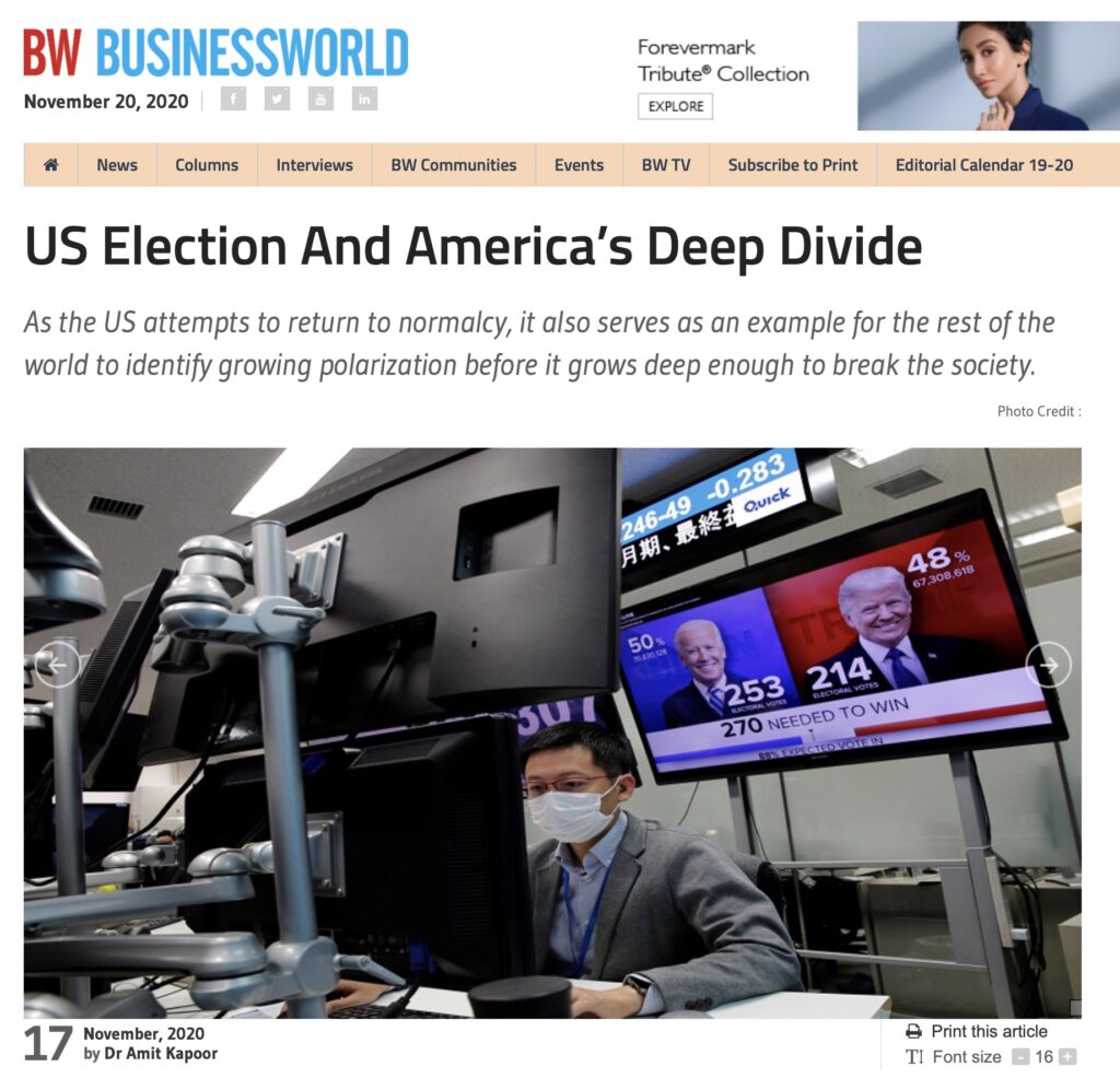 US Election and America’s Deep Divide