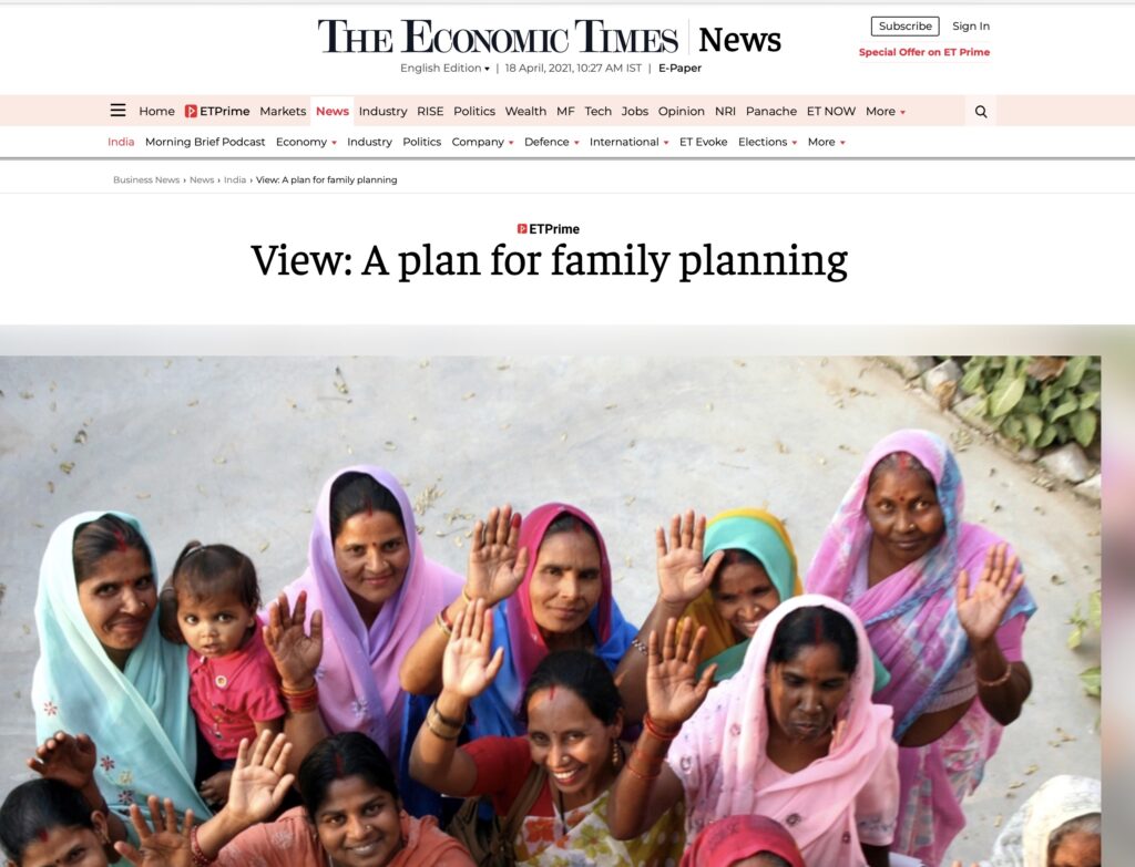 A Plan for Family Planning
