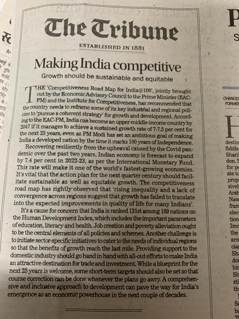 Making India Competitive