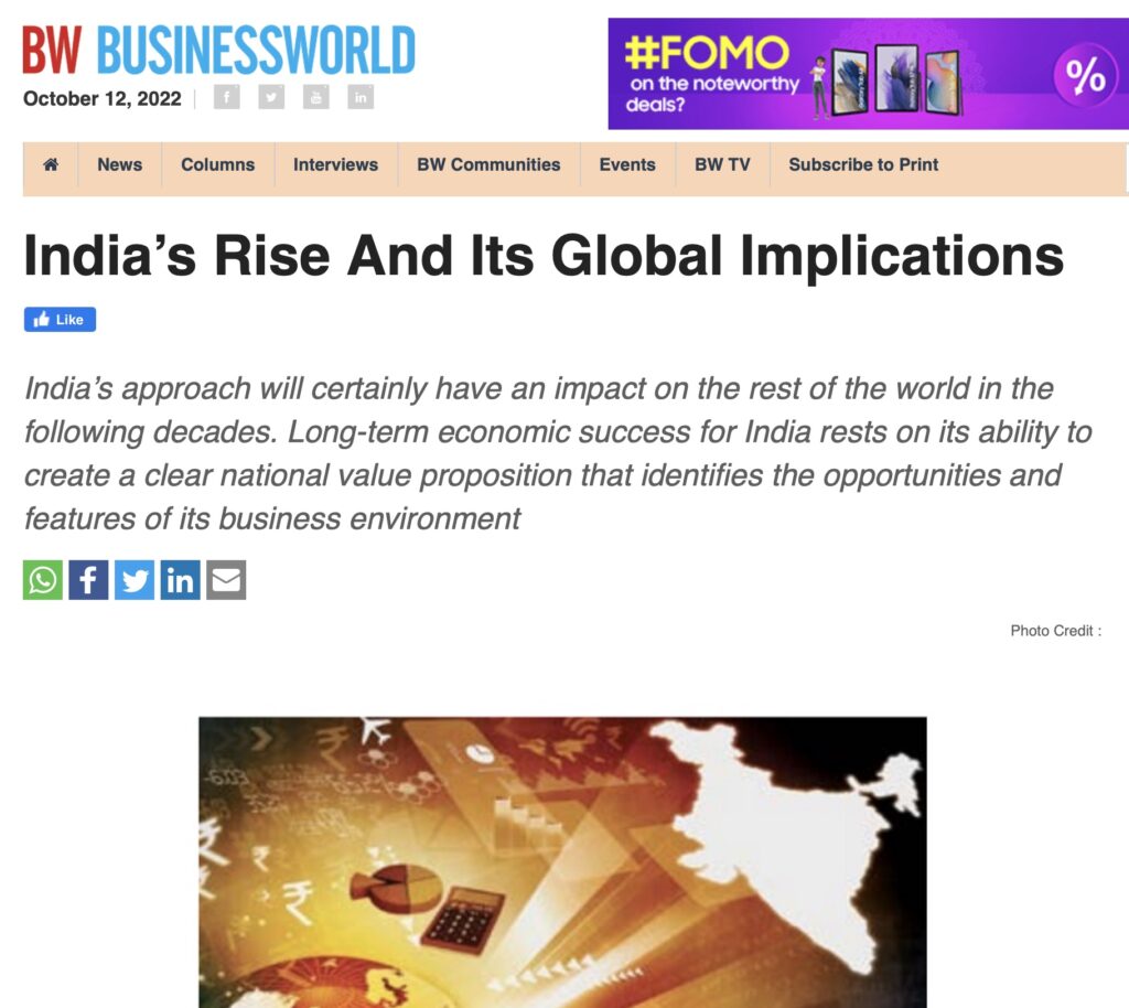 India's Rise and Its Global Implications
