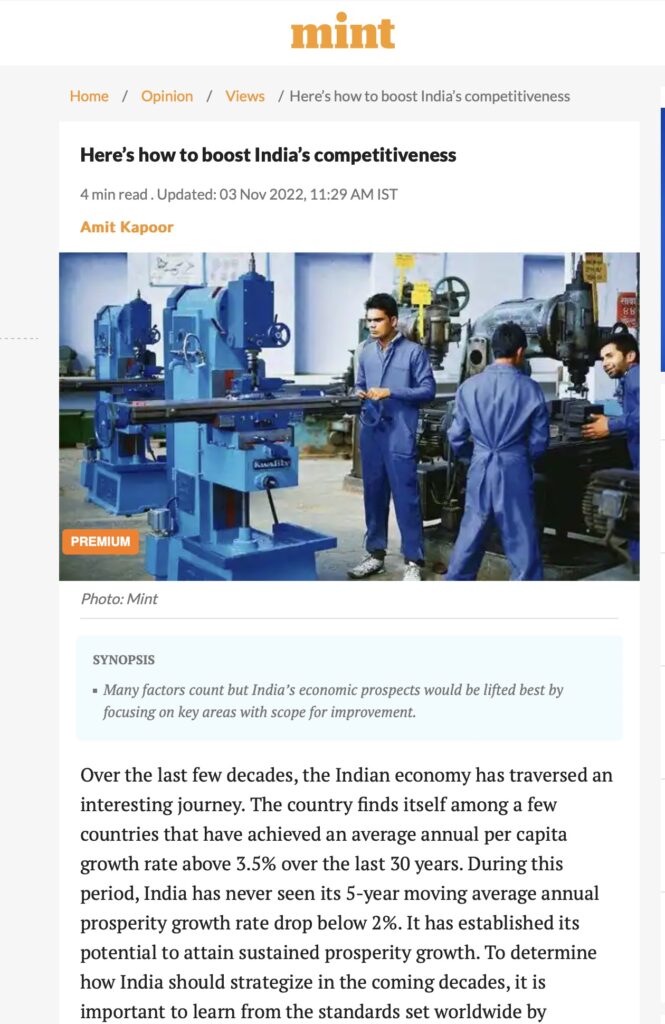 Here's how to boost India's competitiveness