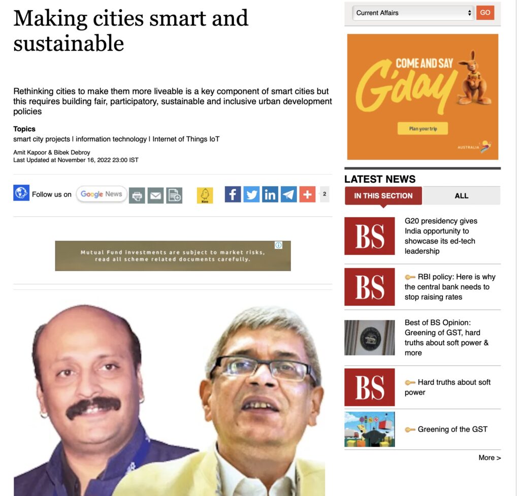 Making cities smart and sustainable