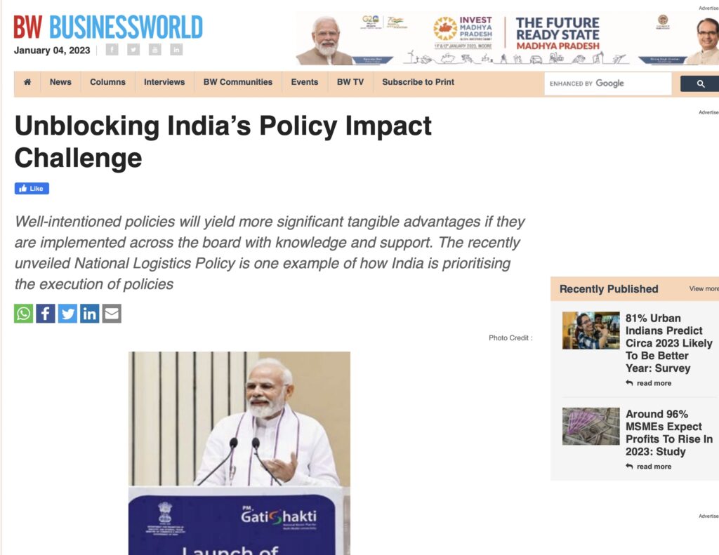 Unblocking India’s Policy Impact Challenge