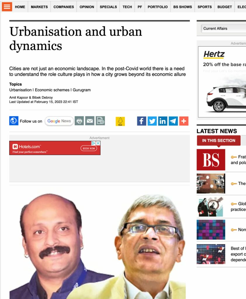 Urbanisation and Urban Dynamics