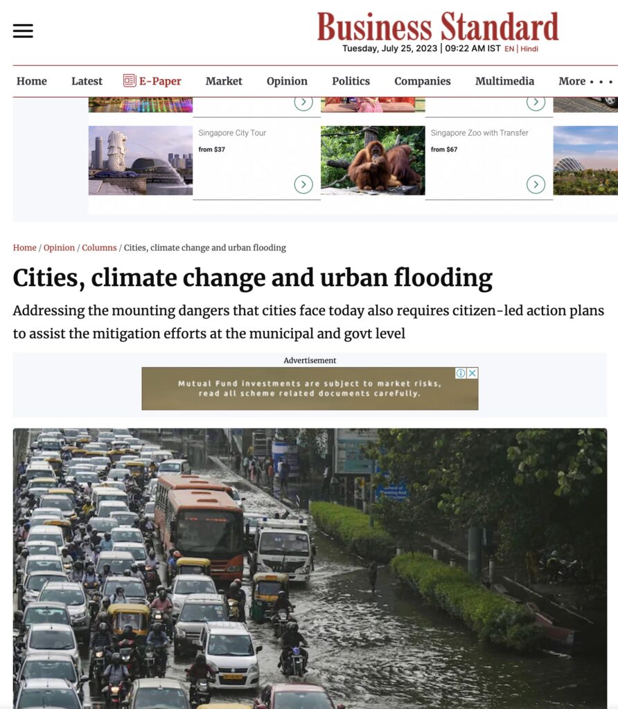 Cities, Climate Change and Urban Flooding