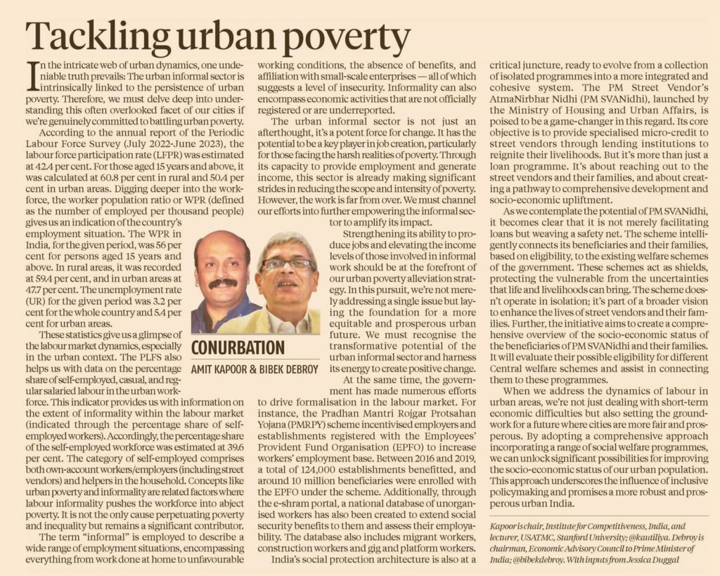 Tackling Urban Poverty