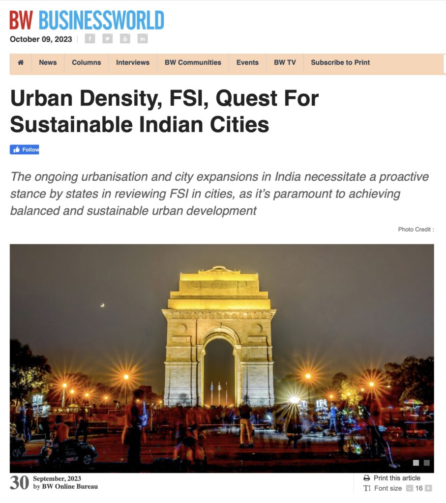 Urban Density, FSI, and the Quest for Sustainable Indian Cities