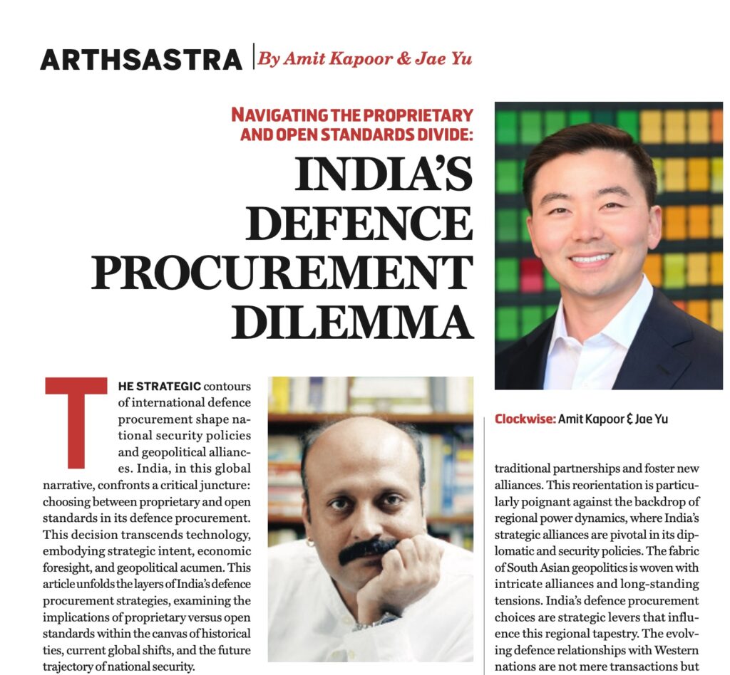 India's Defense Procurement Dilemma: Navigating the Proprietary and Open Standards Divide