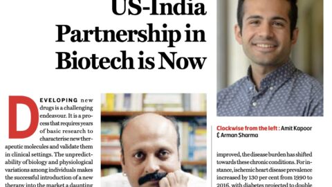 The time for a US-India partnership in biotech is now 