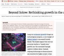 Beyond Solow: Rethinking Growth in the Age of AI